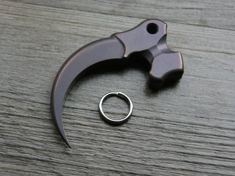EDC Eagle Claw Titanium Paw Drop Box подвесное ожерелье брелок|Монтировки| |