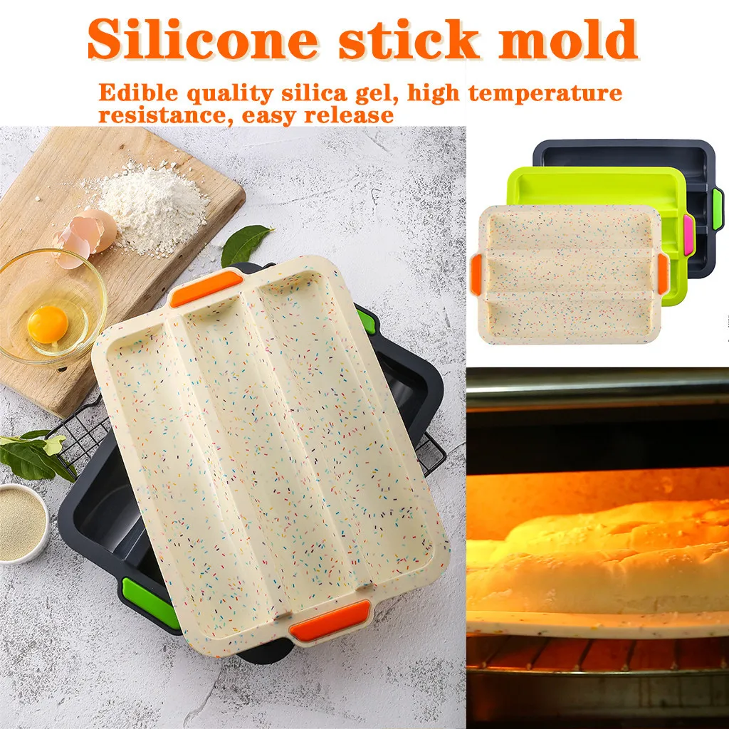 Силиконовая форма для выпечки хлеба французская багетная маффина пиццы торта