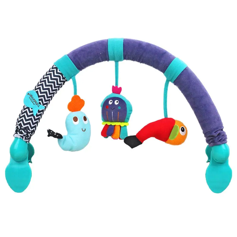

Lovely Baby Cradle Seat Cot Hanging Toys Crib Mobile Stroller Hanging Soft Plush Rattles Ring Bell Educational Baby Toys