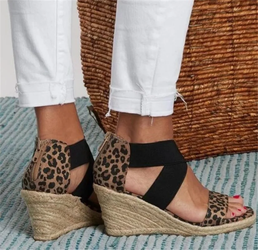 

Women Summer Platform Wedges Sandals Gladiator Casual Shoes Ladies High-heeled Sandals Outdoor Beach Mujer Plus Size 35-43