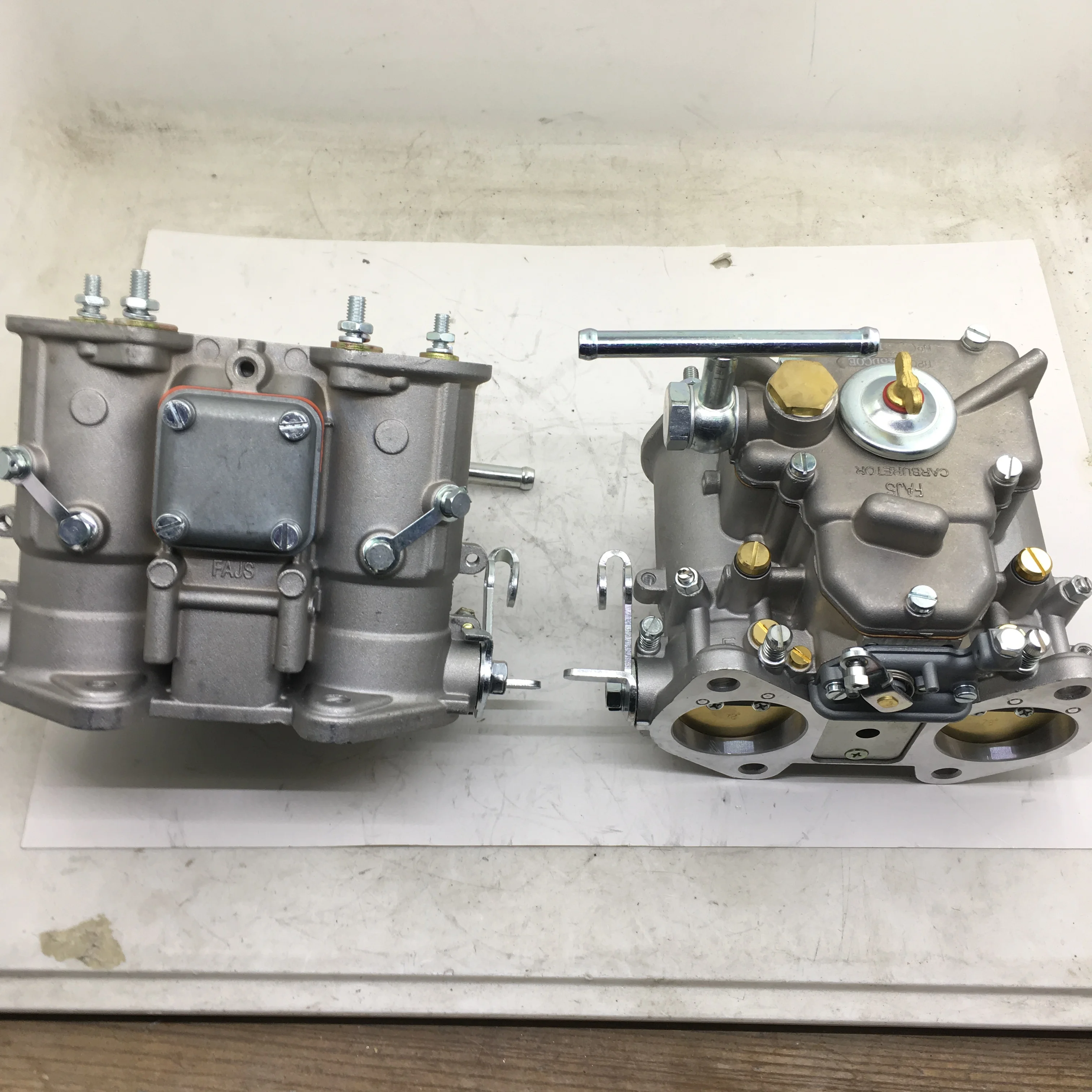 

SherryBerg (2x) 45 Dcoe 152 Twin carburettor fajs 45mm 45DCOE carburetor for Weber Solex dellorto for Alfa VW Opel Cih carbs
