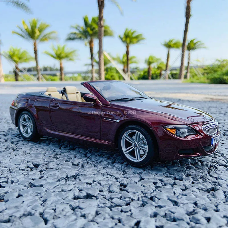 Ретро модель автомобиля Maisto 1:18 BMW M6 из сплава Классическая украшение для