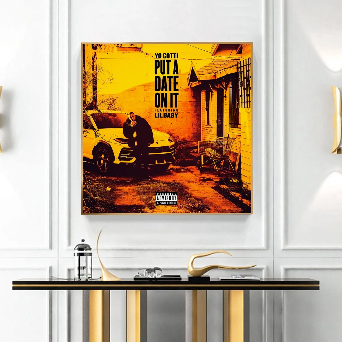 Yo Gotti Lil Baby постер с изображением музыкального альбома на холсте Художественная