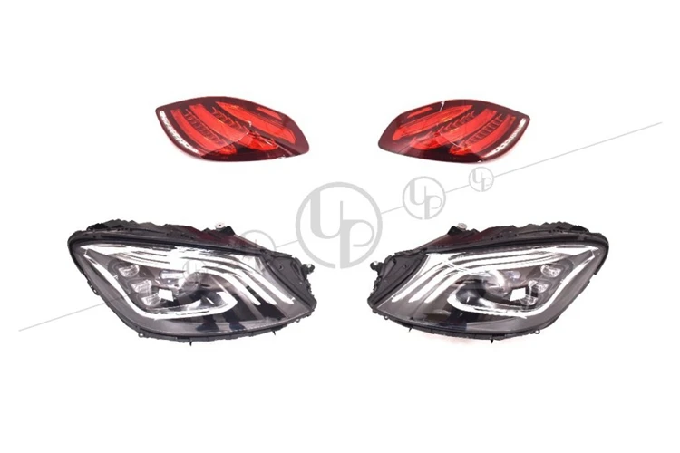 W222 S63 S65 от старых до новых головных огней, Головной фонарь и задний фонарь, пригодный для s-класса W222 14-19y