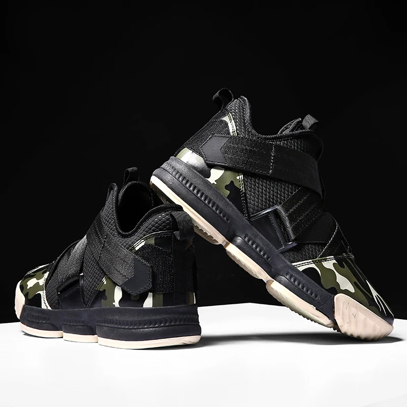 Men Jordan Basketball Shoes Cushioning Men's Basketball Sneakers Lebron Basketball Shoes Breathable Outdoor Combat Boots
