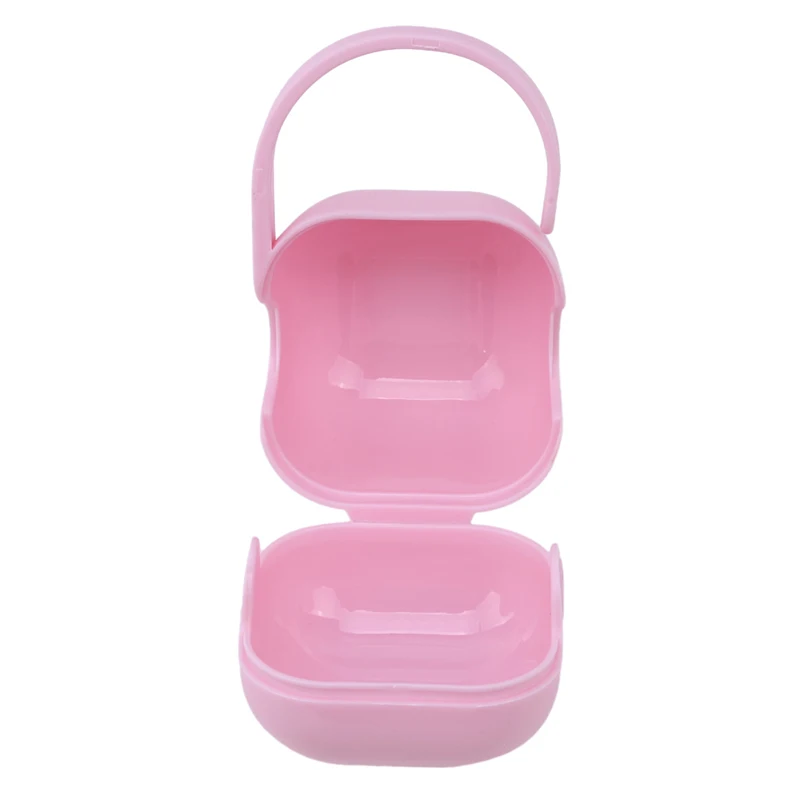 

Baby Feeding Nipple Storage Box 1Pc Soild Dustproof Soother Pacifier Nipple Cradle Case Holder Travel Storage Box