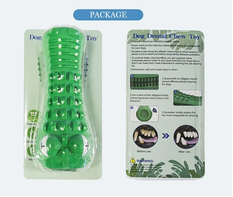

Crocodile Shape Dog Toys Interactive Rubber Pet Toys Chew Bite Cleaning Dog Tooth Brush For Small Puppy Large Dog Accessories