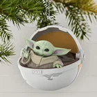 Детский йода с кабиной полета Рождественская елка из смолы кулон Disney Аниме Фигурка Модель классическая игрушка коллекционные украшения