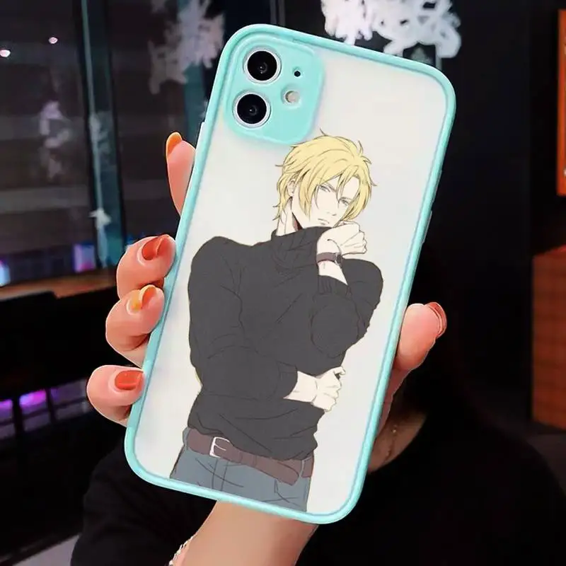 

Anime Banana Fish Phone Case Clear Funda matte transparent For blue iPhone 7 8 x xs xr 11 12 pro plus max mini