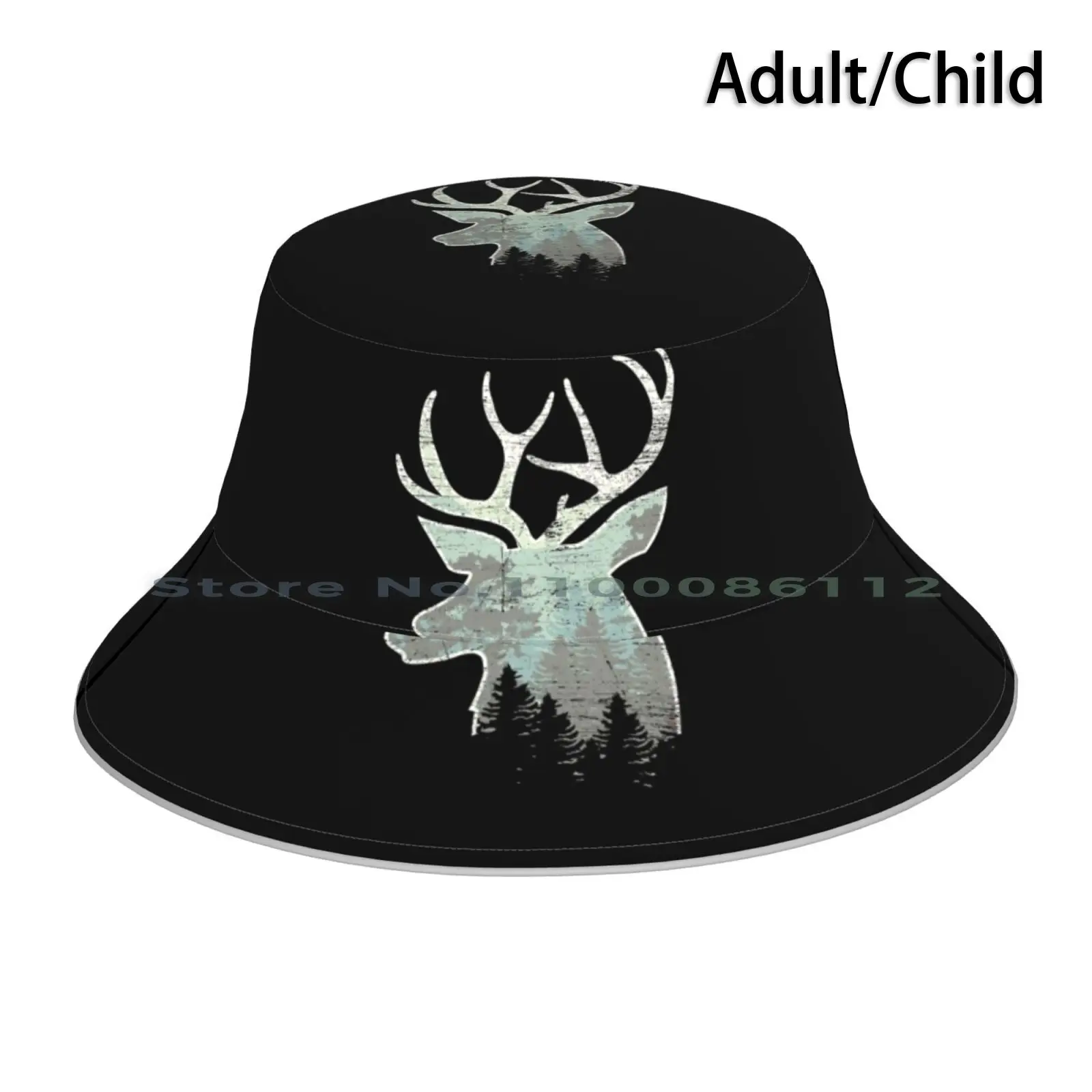 Панама в виде головы оленя лосящего леса