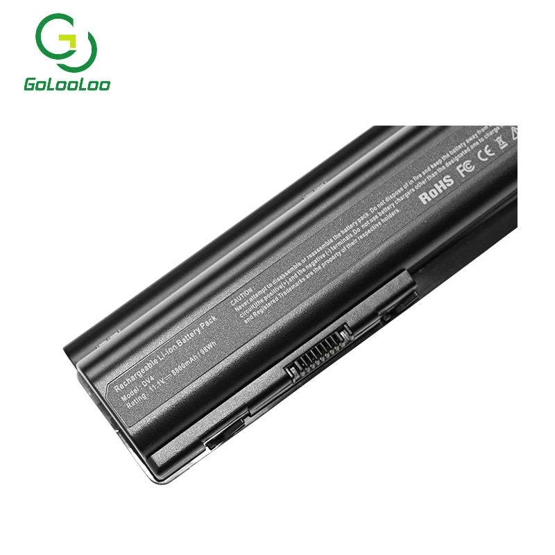 Аккумулятор Golooloo 8800 мАч 12 ячеек для HP Pavilion DV6 DV5 DV4 G50 G60 G71 G70 Compaq CQ40 CQ41 CQ45 CQ50 CQ60 CQ61 CQ70