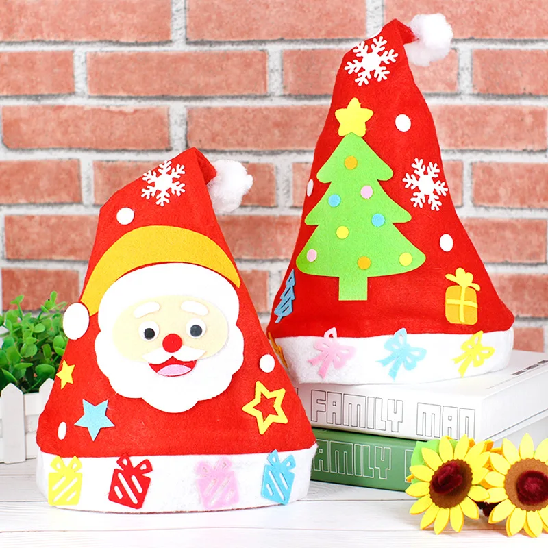 Новинка рождественские украшения шапка для детского сада множество