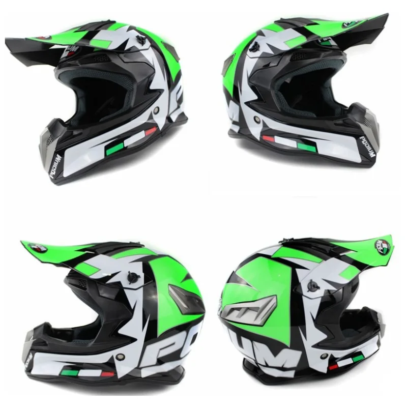 D style Профессиональный Гоночный moto крест шлем-каска moto крест hors маршрут Capacete moto Casco внедорожный мультфильм для взрослых и детей байкерские хел - Цвет: D style