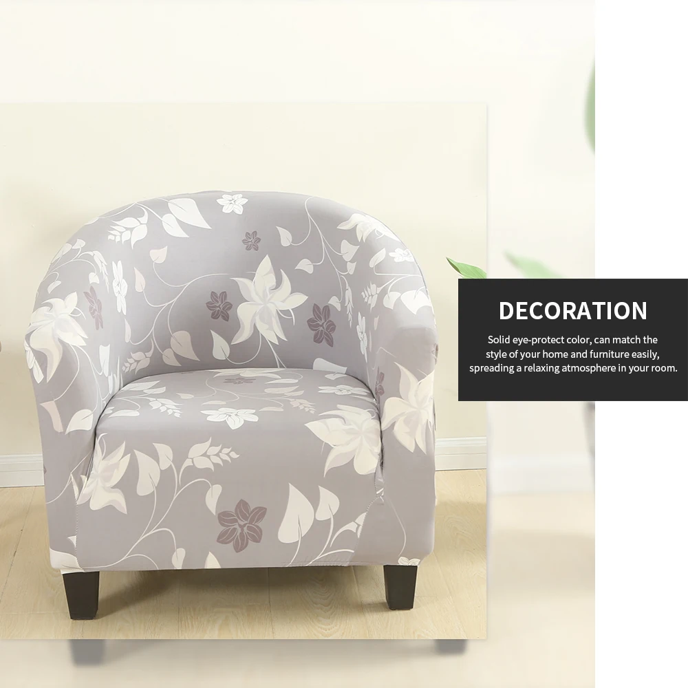 Растягивающиеся Чехлы для кресел диванов гостиной 1 сиденье чехлов одноместная
