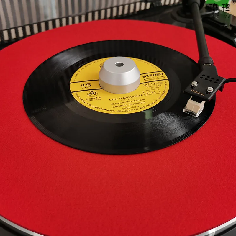 45 RPM Адаптер прочный твердый алюминий центральный переходник для 7-дюймовой EP