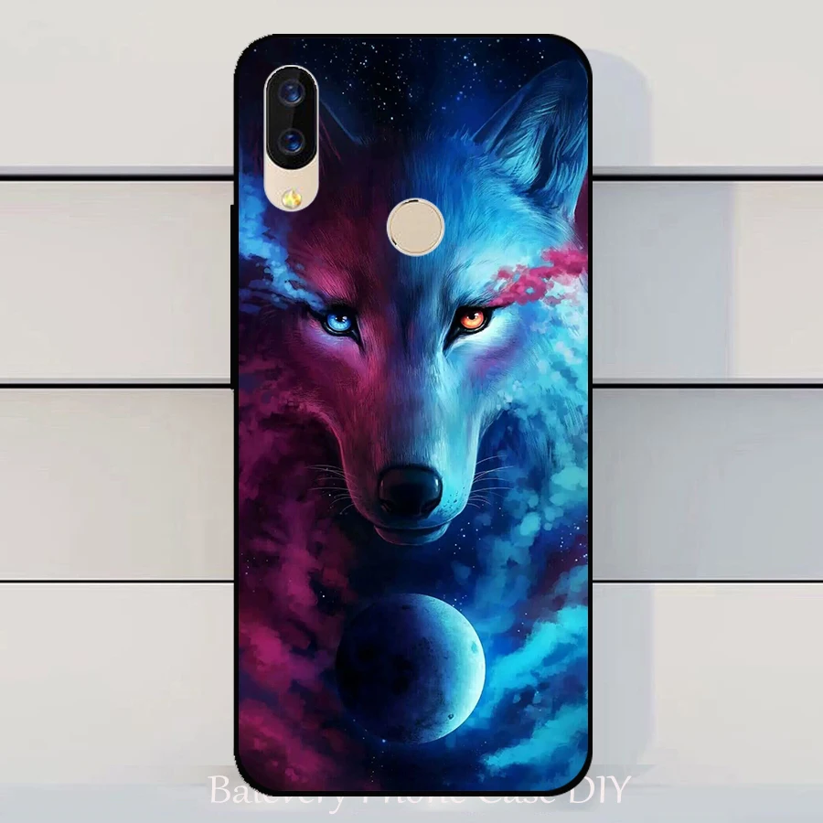 Для Umidigi Мощность чехол волк Силиконовые чехлы из ТПУ для 3 рисунок с котом