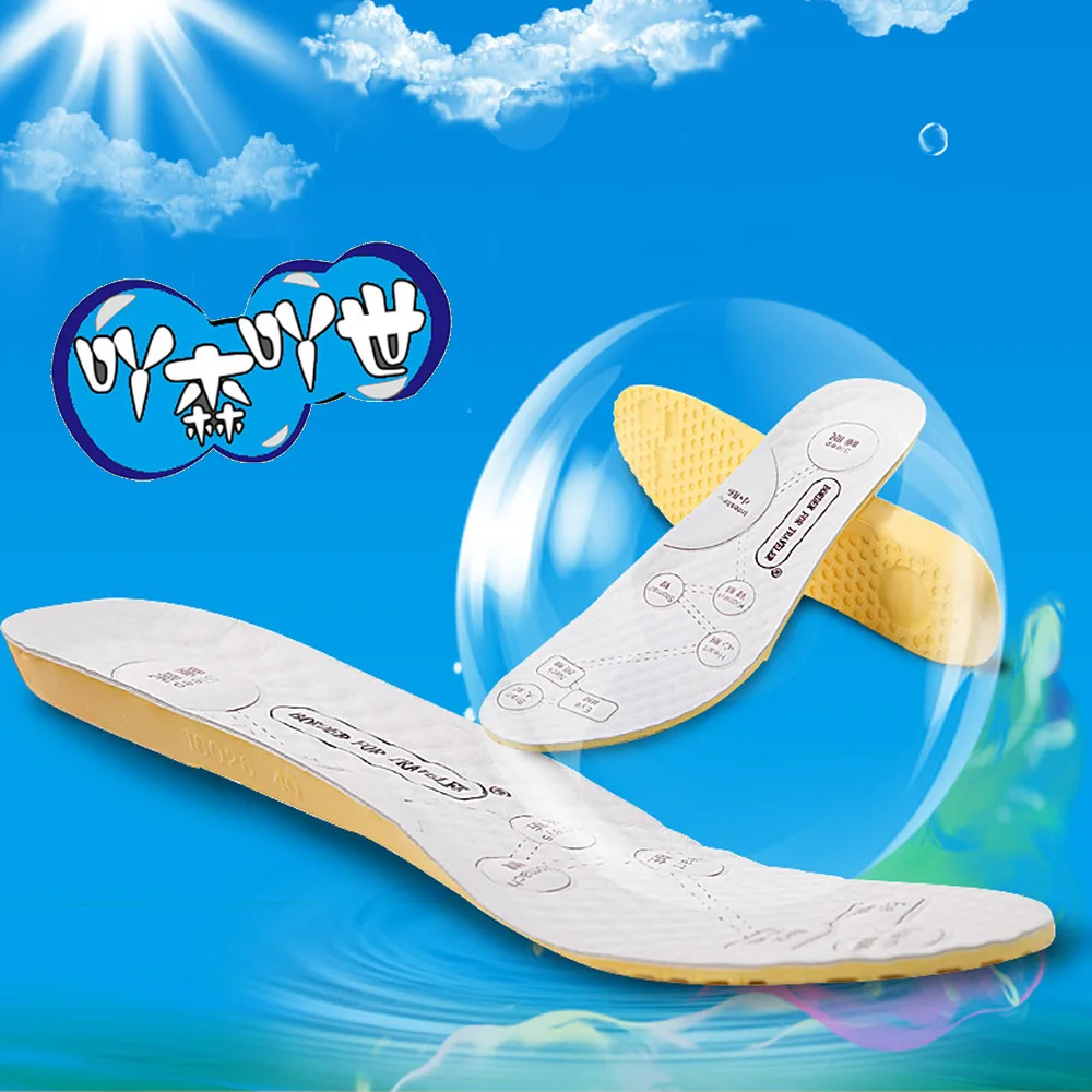 Массаж Здоровье стельки уход полный коврик свиная кожа спортивные Дышащие