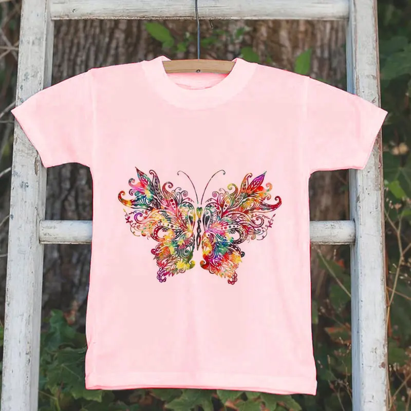 

New 24M-9T Years Fashion Boys Top Tees Children Girl Clothing Cartoon Flower Queen T Shirt For Kids Summer Girls Clothes O-neck