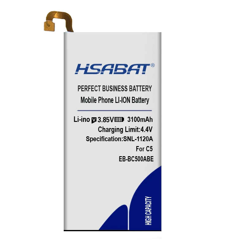 HSABAT EB BC500ABE 3100mAh аккумулятор для Samsung Galaxy C5 SM C5000|battery for samsung|battery forbattery samsung galaxy |