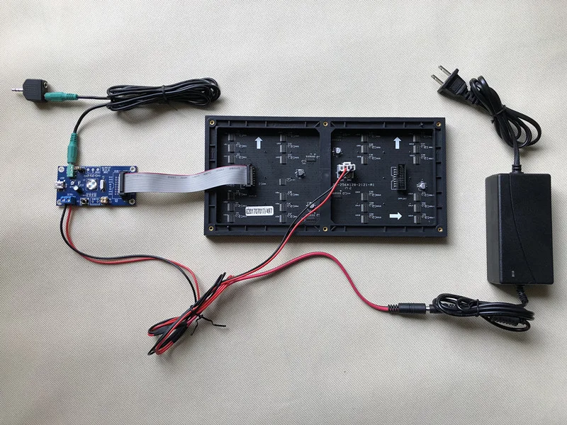 Type 2 MS3264 полноцветный RGB музыкальный спектр дисплей экран 2048 точечный светодиодный светильник 50 режим - Цвет: Type 2