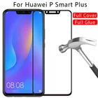 Защитное стекло для huawei p smart plus 2018, закаленное стекло для экрана psmart smar smat 6,3, пленка для huawei huawey 3d