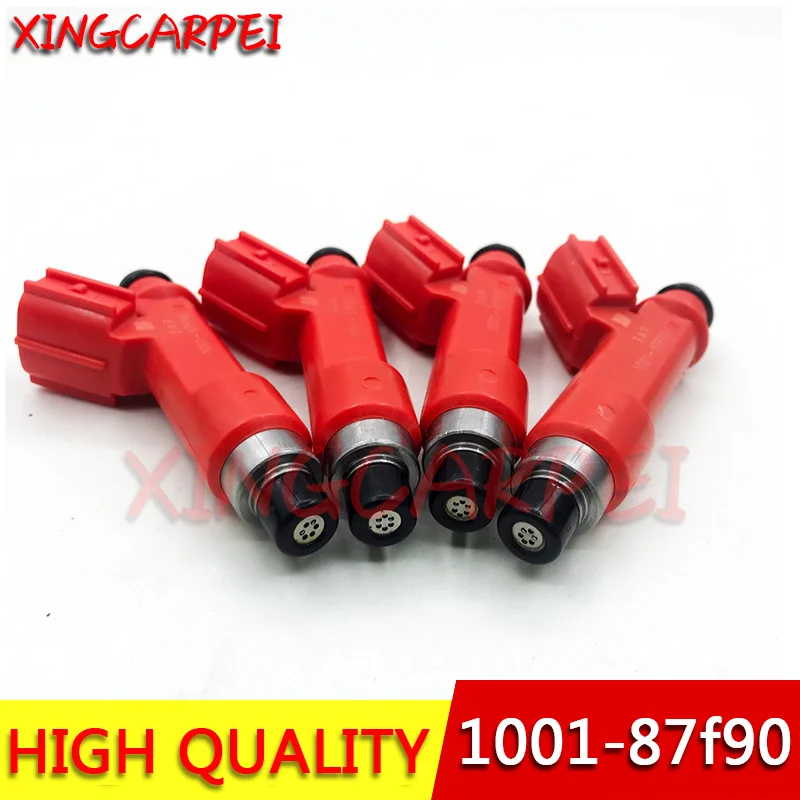 4шт 1001-87F90 Форсунка с высоким расходом топлива EV14 E85 для 1JZGTE 1ZZFE 2ZZGE 2JZGTE Toyota Supra Turbo Автозапчасть.