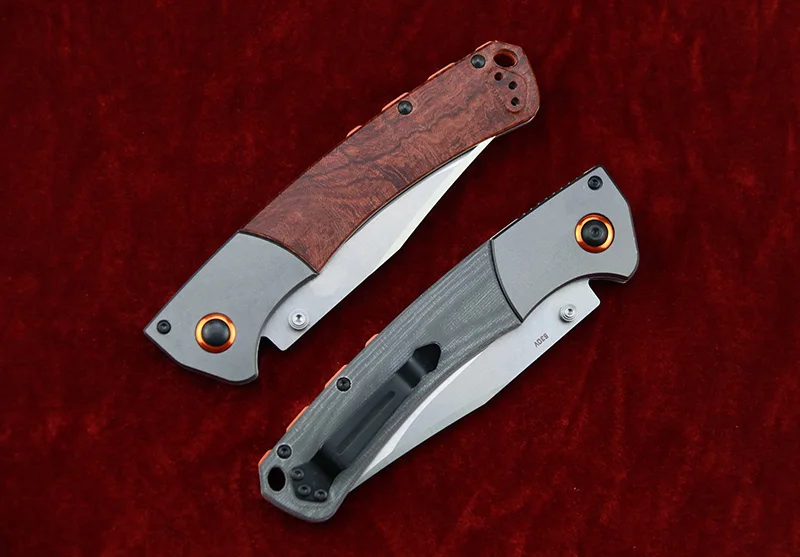 

LEMIFSHE Crooked River 15080 Aluminium Dymondwood / G10 handle s30v Blade folding Survival EDC Tool camp hunt outdoor