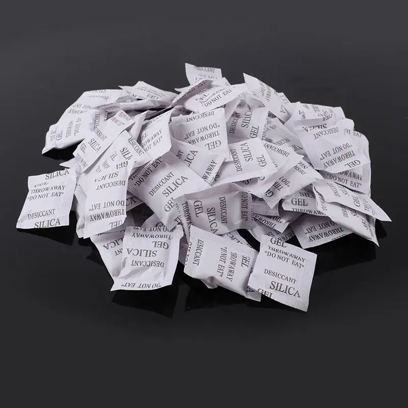 100 Pcs Dry pack 1 Gram 1g Silica Gel Packets Desiccants desiccant Drypack | Дом и сад