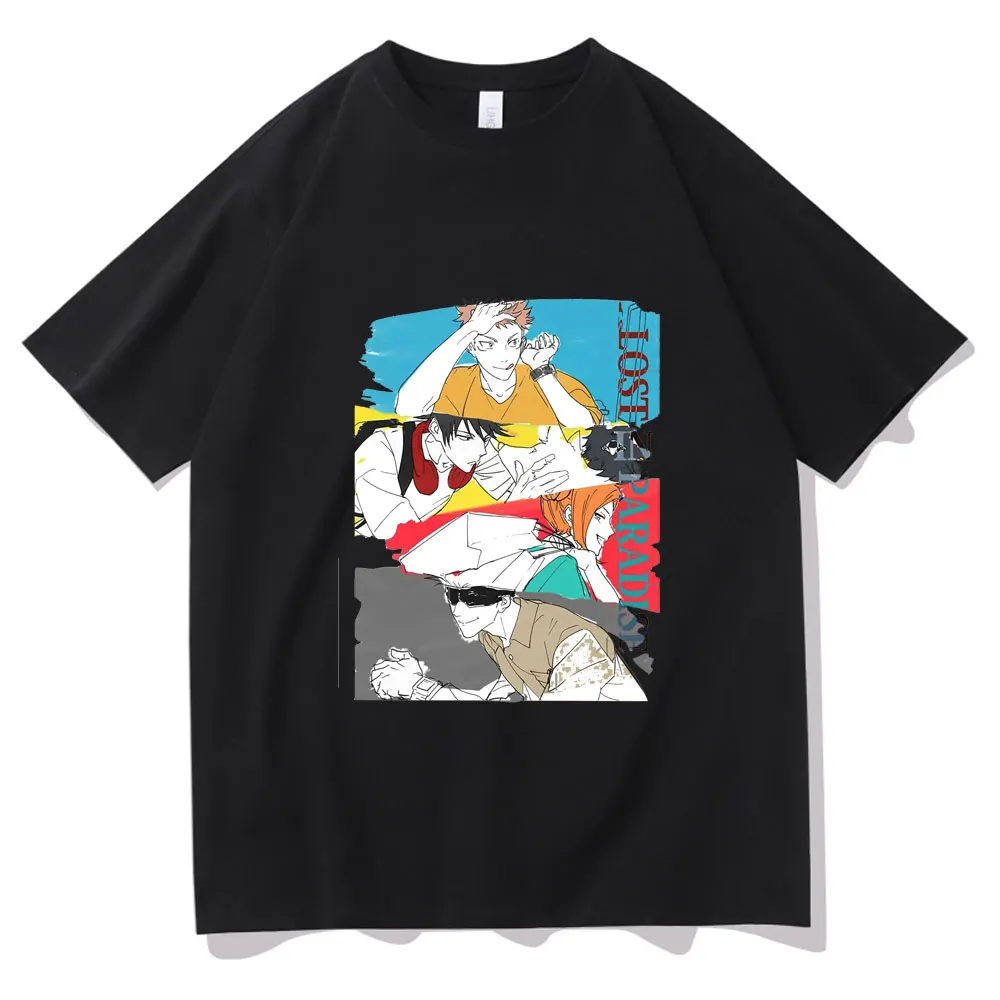 

Japan Anime Cartoons Character Jujutsu Kaisen Tshirt Itadori Yuji and Fushiguro Megumi and Kugisaki Nobara and Gojo Satoru Tees