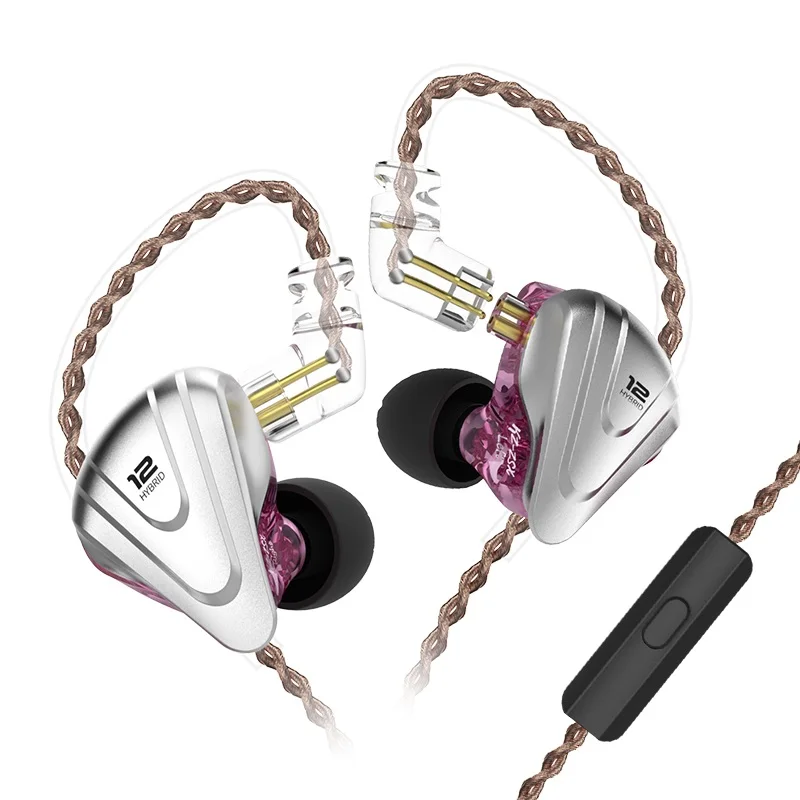KZ ZSX 12 драйверы 5BA + 1DD наушники Терминатор HiFi монитор DJ Super Bass/Hybrid 3 5 мм Проводные