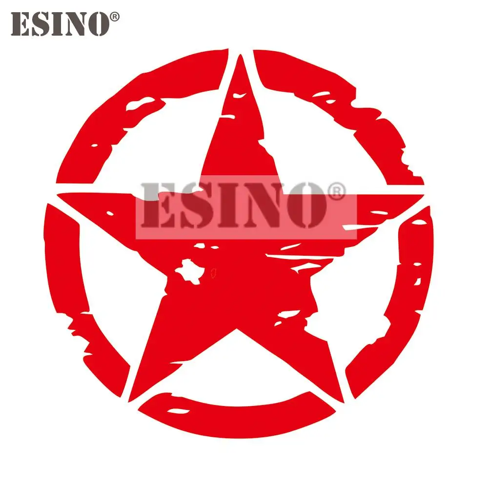 Стайлинг автомобиля модный стиль звезда армии США ПВХ 3D резьба украшение