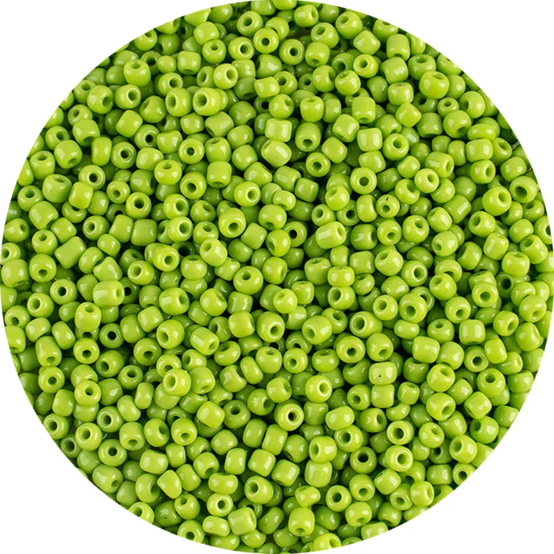 3mm 500pcs Wholesale green seed beads Czech jewelry making bracelet necklace earrings handmade materials DIY | Украшения и