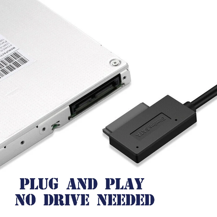 Компьютерные Кабели USB 3 0 для SATA 13p Slimline 7 + 6 Pin 13 женский DVD Кабель-адаптер |
