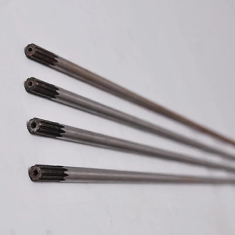 New Arrival 4PCSX9Teeth,8mm Thick, 762mm Long Drive Shaft for 26mm Tube,Grass Trimmer,Brush Cutter,Replacement Parts