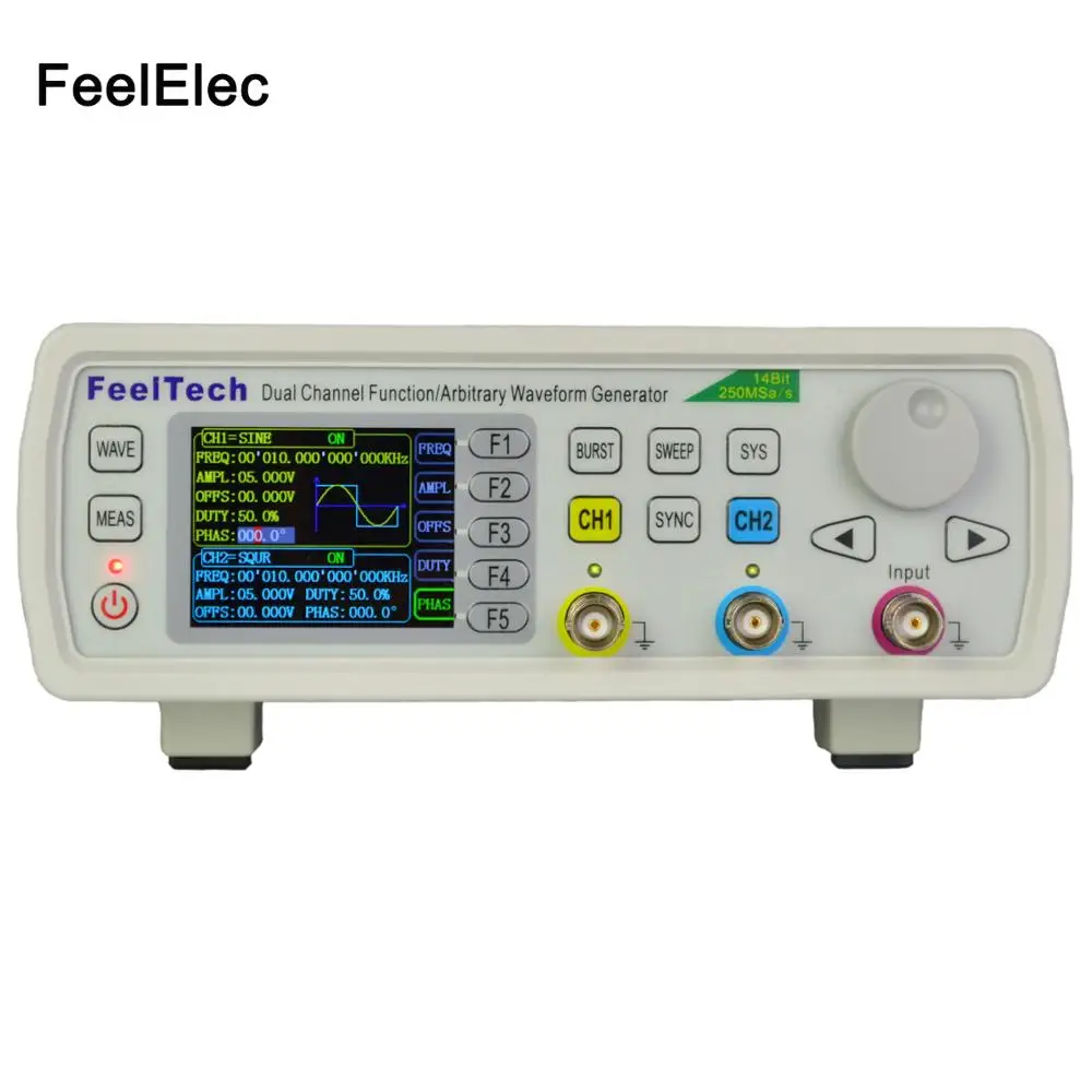 Feeltech FY6600-60MHz высокоточное цифровое управление двухканальная Функция DDS/генератор