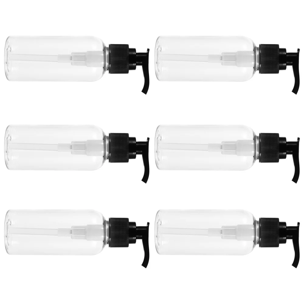 

6pcs 100ml Portable Lotion Containers Travel Bottles Portable Dispenser Bottles