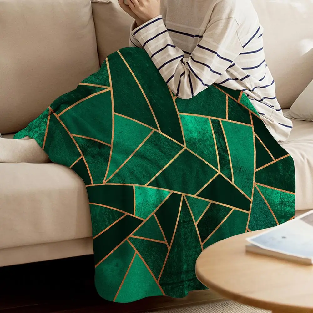 Мягкое теплое шерстяное Изумрудное покрывало одеяло из микрофибры фланелевое