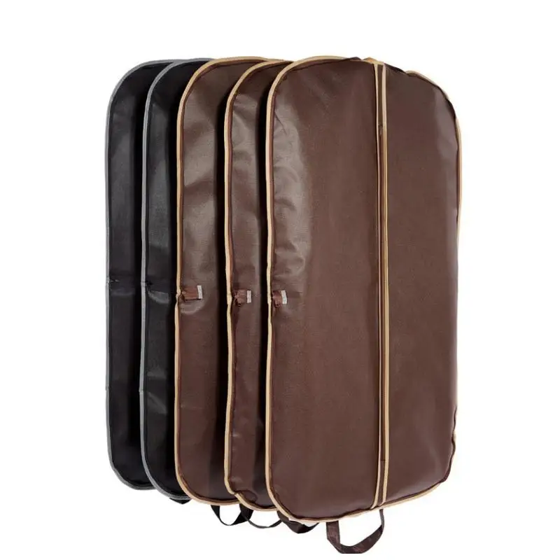 

10 120cm suit Cover Bags Clothes Hanging Protector Suit Garment Dust Covers Travel Coat Cover Case Zipper Storage Pouch