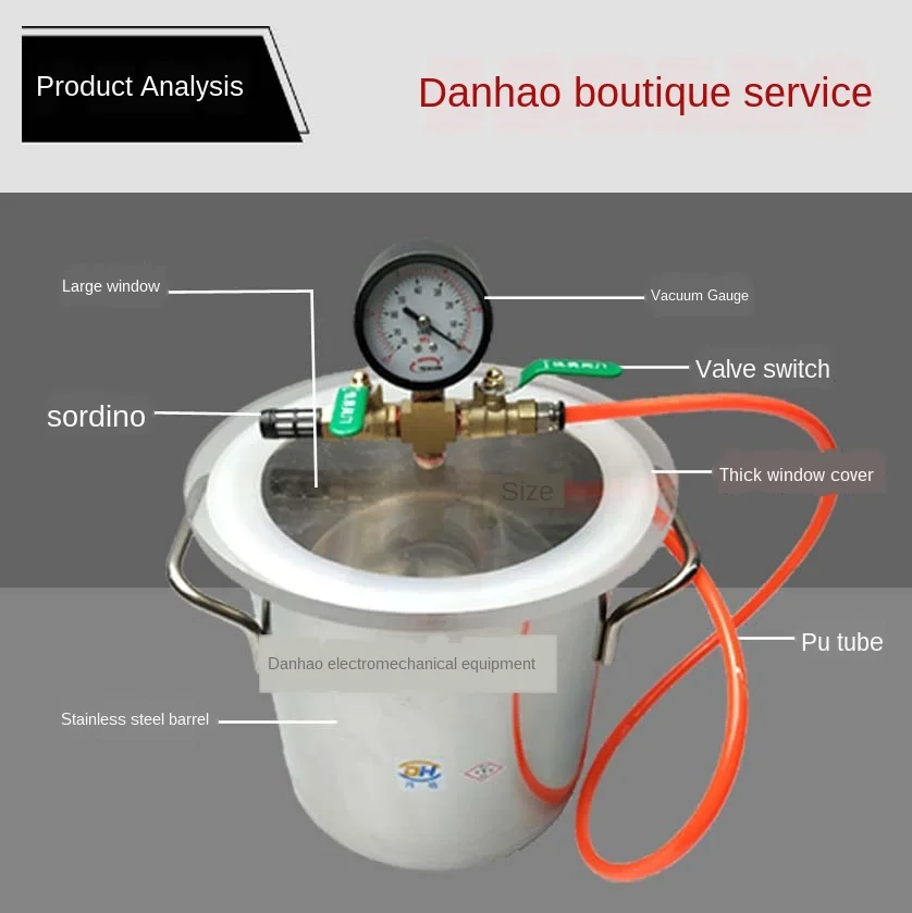 Вакуумный клей AB стабильный вакуумный контейнер для удаления пузырьков из