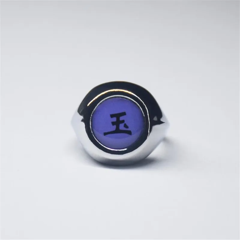 NARUTO Anime Akatsuki Pain Uchiha Itachi Orochimaru Series Ring Cosplay Toy 10 Models Accessories Cartoon Style Boy Girl Gift |