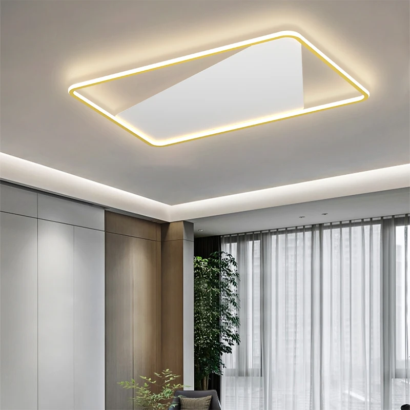 

Surface Mounted Ceiling Light Living room Bedroom Dining room Kitchen Decoration Ceiling lamp Fixtures Lamp White&Black Frame