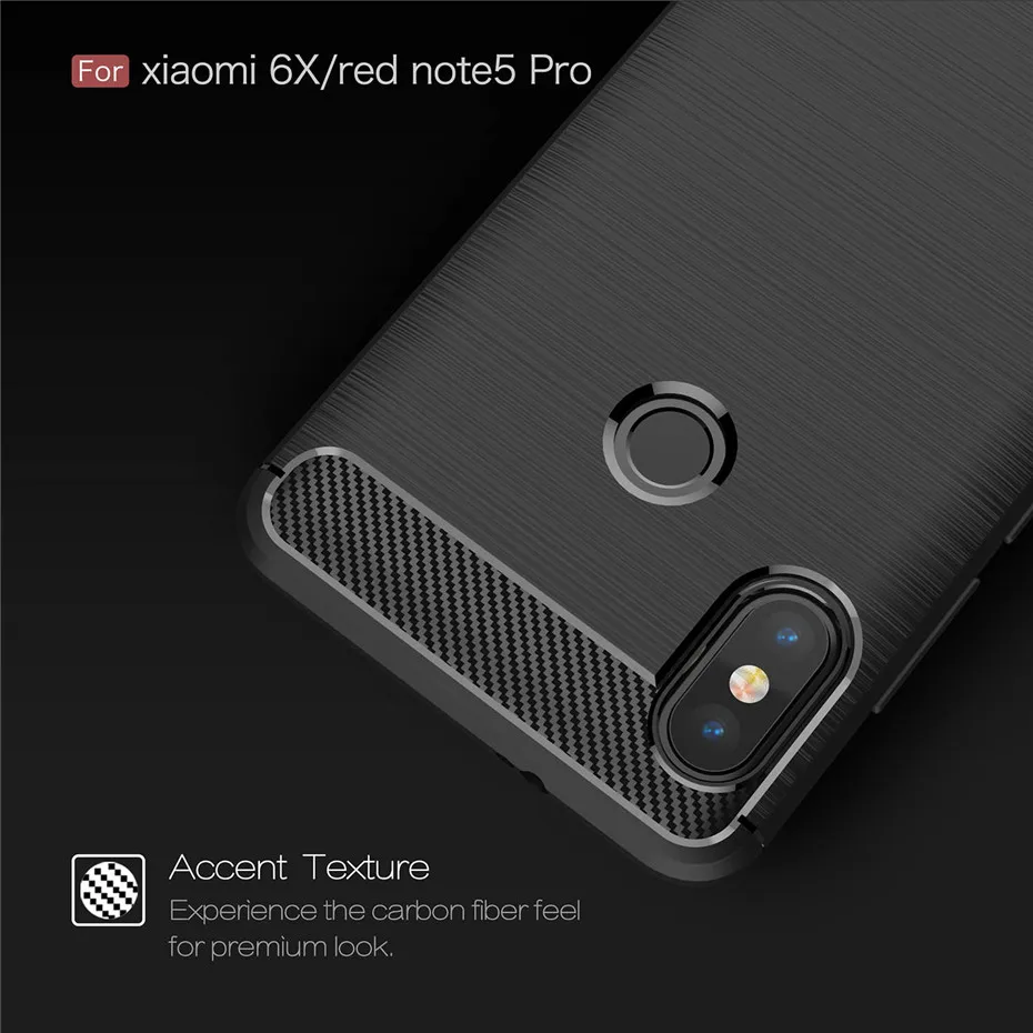 Для Xiaomi Redmi 7 7A Note7 чехол из углеродного волокна Мягкий TPU для 5 5A Note5 Note5A Prime 6 6A