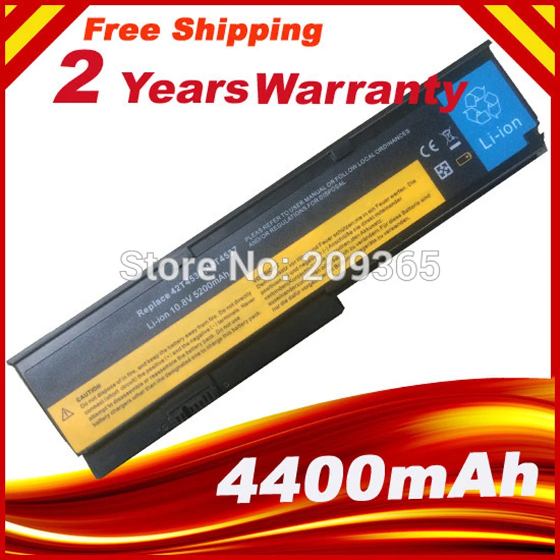 Аккумулятор HSW для ноутбука Lenovo ThinkPad X200 X200s X201 X201i X201s 42T4834 42T4835 43R9254 ASM 42T4537 FRU 42T4536