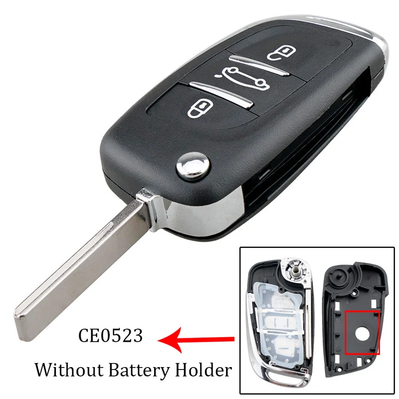 CE0523 модифицированный Флип складной дистанционный ключ для автомобиля в виде