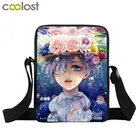 Сумка-мессенджер в японском стиле аниме черный дворец, женские сумки, сумка-Кроссбоди для девочек-подростков, Повседневная сумка через плечо, сумка для книг