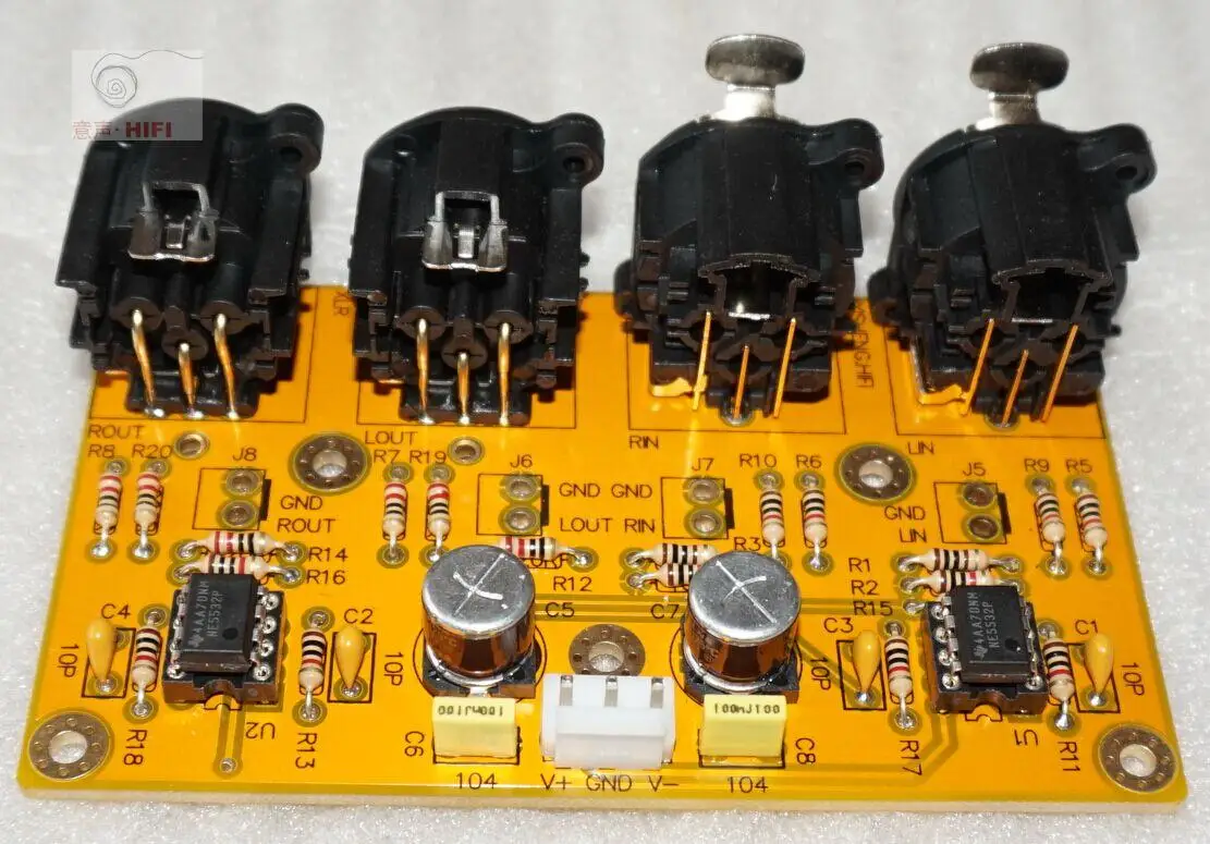 KYYSLB Op Amp усилитель баланс Предварительный усилитель несимметричный баланс Баланс для Unbalance RCA плата XRL комплект готовой платы NE5532