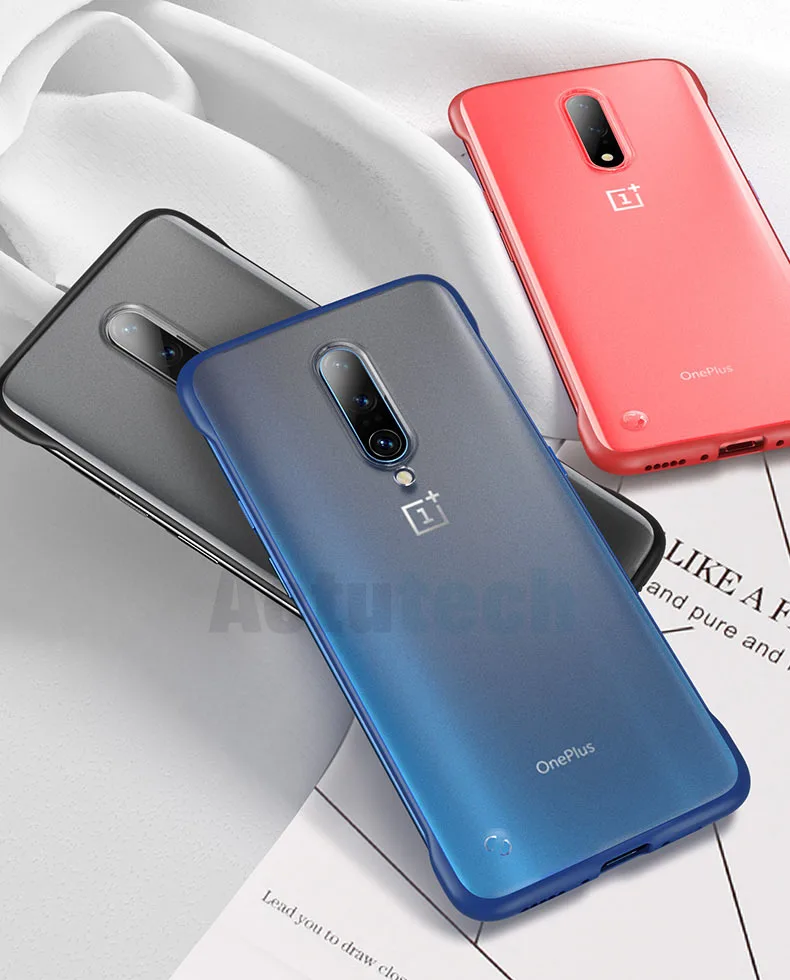 

For Oneplus 7 Case For Oneplus 7 Pro 6 6T Thin Clear Matte Back Cover Case One Plus 7 Pro 7Pro Soft TPU Hard PC Shockproof Cases