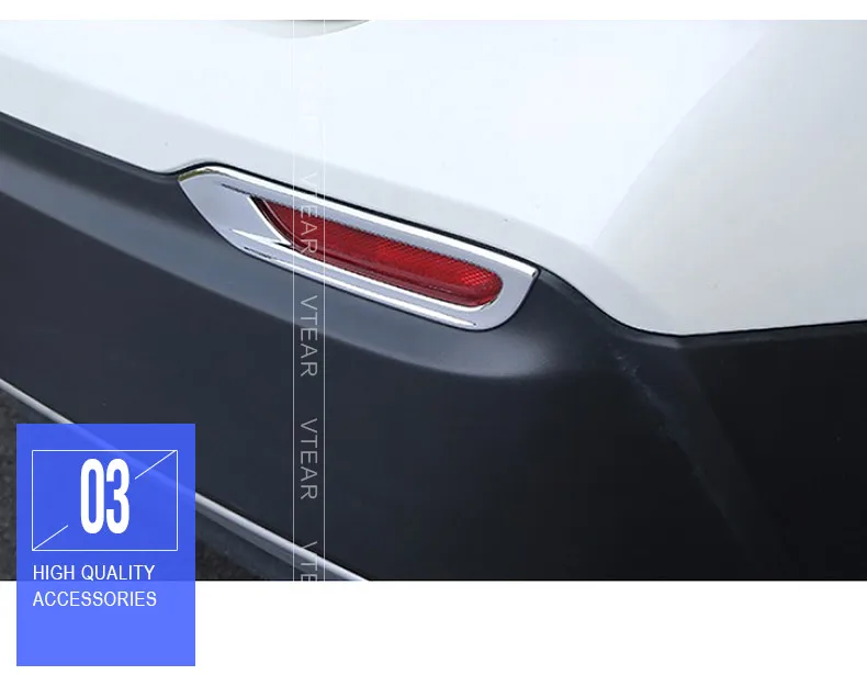 Vtear для ниссан кашкай j11 Nissan Qashqai j11 Dualis Противотуманные фары Крышка передний задний корпус внешний Хромированный украшение автомобиля-Стайлинг Аксессуары