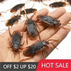 10 шт., креативная Новинка, забавная игрушка, имитация тараканов, 7 см