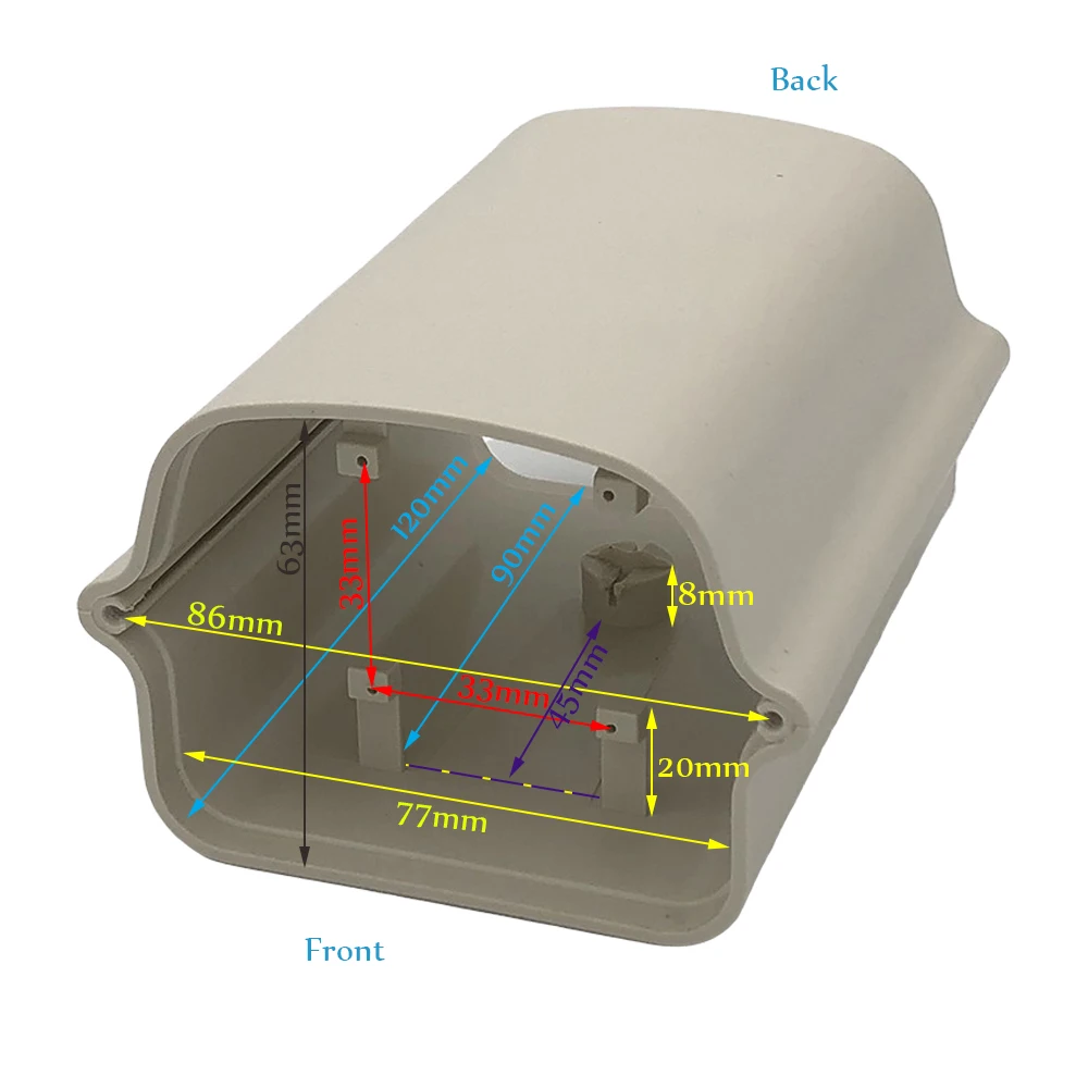 Для дома и улицы Водонепроницаемый Корпус чехол с регулируемым держателем стена
